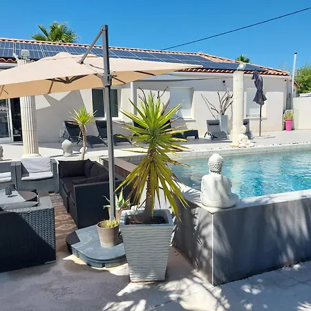 6 Personnes Piscine Chauffée Saint-Aunes